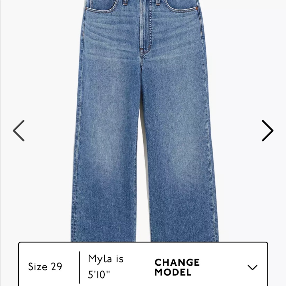 The Perfect Vintage Wide-Leg Crop Jean in TENCEL™️ Denim
